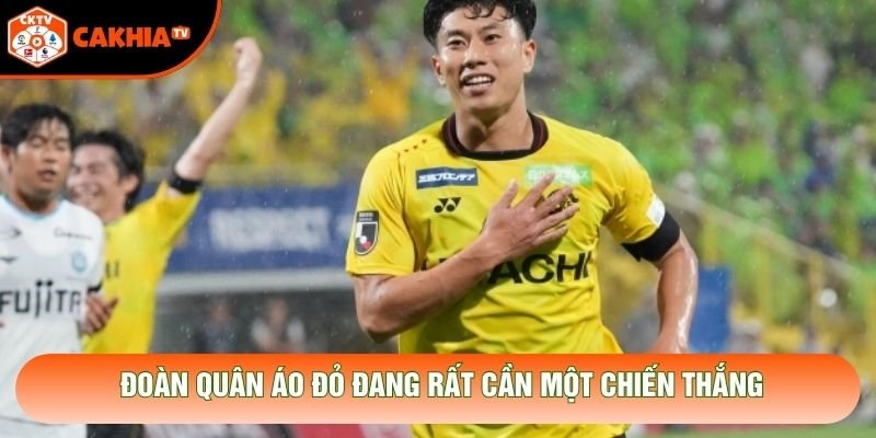 Đoàn quân áo đỏ đang rất cần một chiến thắng