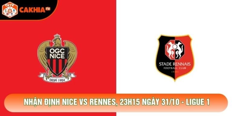 Nhận Định Nice Vs Rennes, 23h15 Ngày 31/10 - Ligue 1