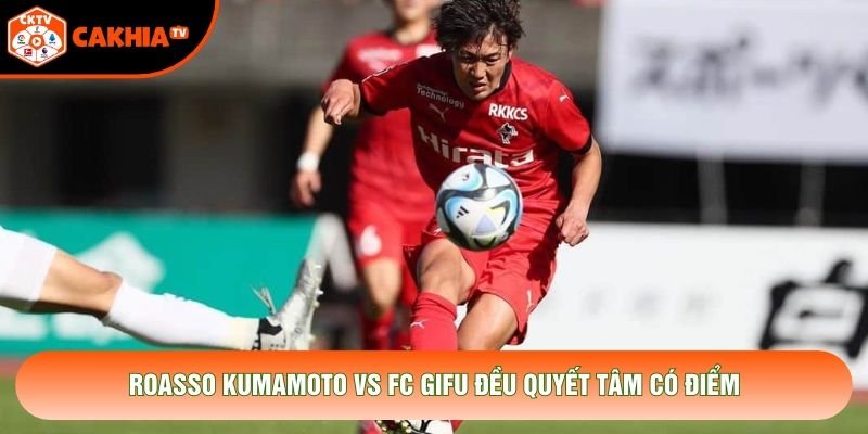 Roasso Kumamoto vs FC Gifu đều quyết tâm có điểm